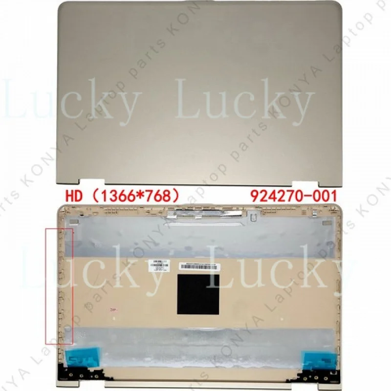 Capa Traseira/Bezel/Palmrest/Base Inferior para Laptop HP X360 14-BA TPN-W125