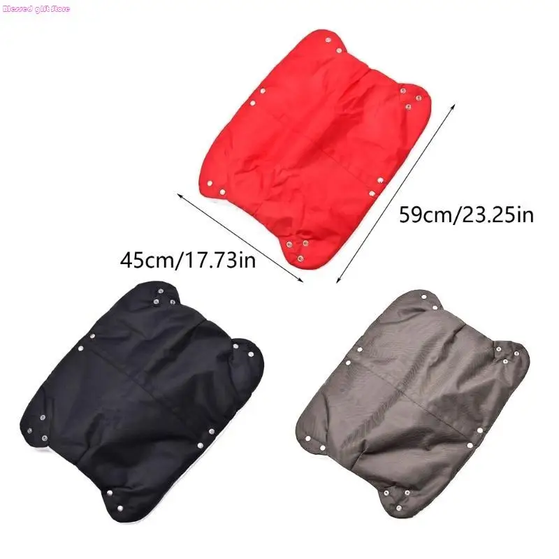 D0JC Fleece lined Stroller Hand WarmerWindproof Stroller Hand Muff  Stroller Hand Protector Embraces the Cold with Comfort