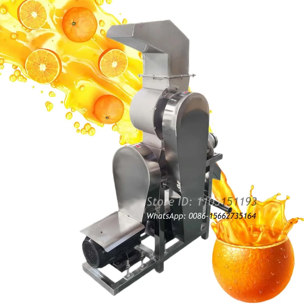 Commercial 500kg Juicer Fruit Small Peach Ginger Extractor Extract Orange Cold Press Juice Machine for Citrus Juice Extraction