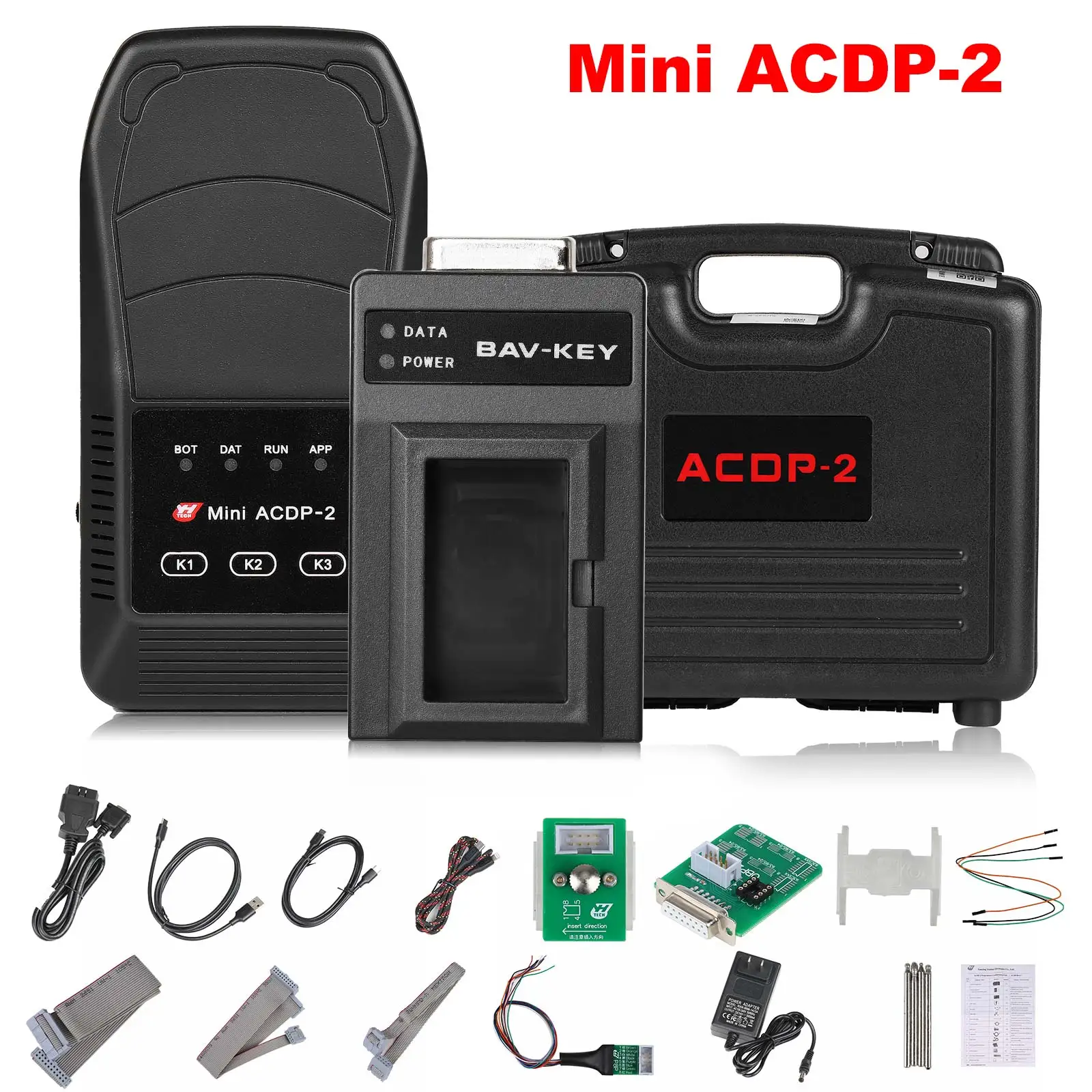 Yanhua Mini ACDP2 CAS Package for BMW CAS1/2/3/3+/4/4+ Add Key All key lost ISN Module1/3 with Free N20/N55/B38 Bench Interface