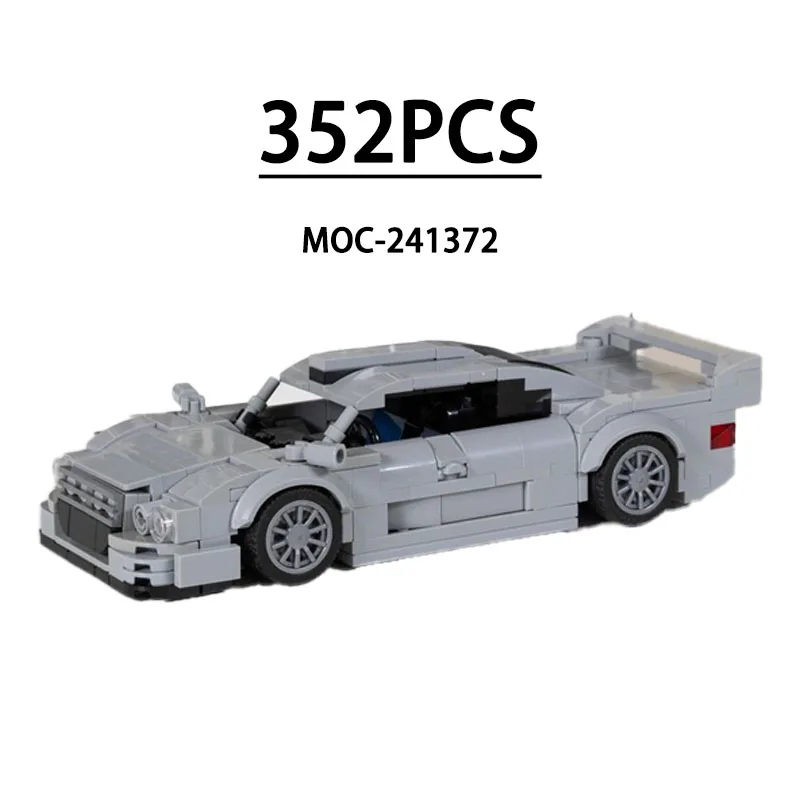 

MOC-241372 Строительные блоки Супер спортивный автомобиль Гоночная модель Дисплей 352 шт. Детский день рождения Рождество Новый год Игрушка в подарок
