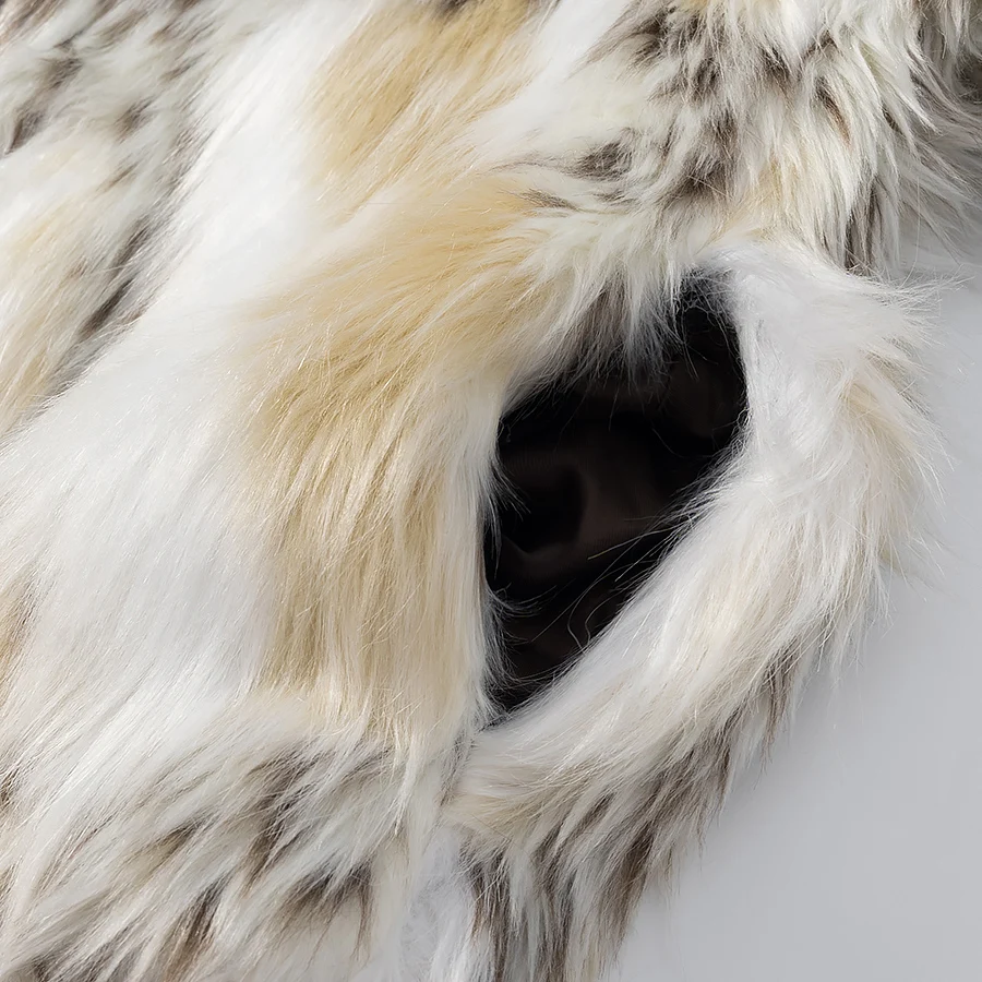 سترة نسائية أوروبية وأمريكية جديدة لعام 2026 من الفرو الصناعي معطف شتوي أنيق من الفرو الصناعي معطف بسيط ومتعدد الاستخدامات