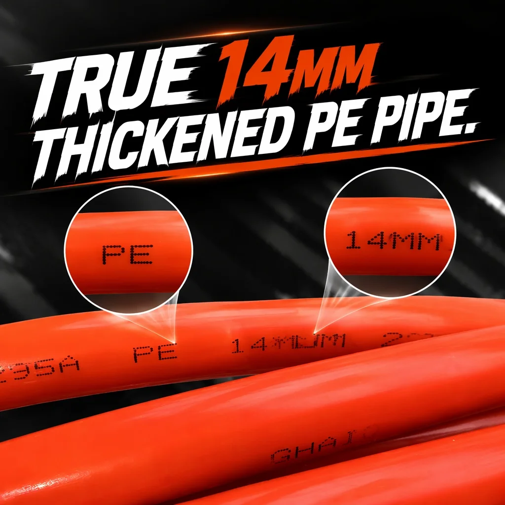 Household  Snake Drain Cleaner 8mm Steel Shaft 14mm Thick PE Hose 3.3mm Galvanized Chain Sink Toilet Floor Drain Clog Remover