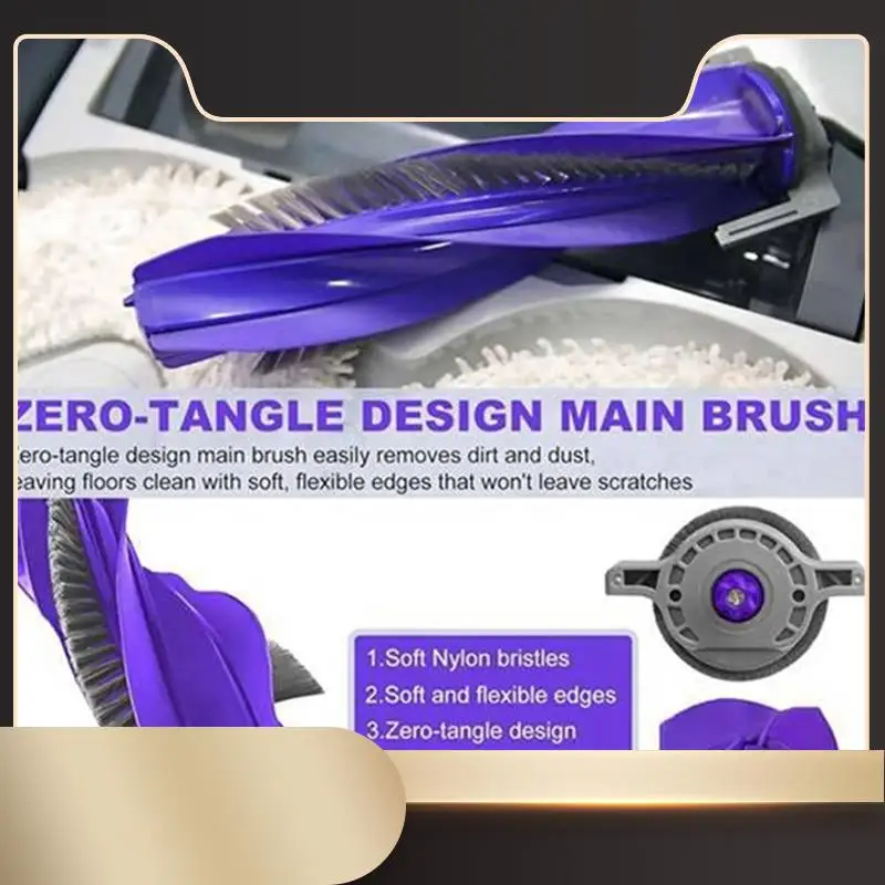 

11 шт. для Narwal Freo Z Ultra, аксессуары для пылесоса, роликовая боковая щетка, HEPA-фильтр, накладка для швабры, мешок для пыли-N36R