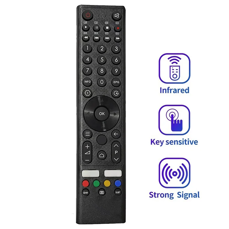 

B24B 3X Replace Remote Control For CHIQ/Pilot PQ55CH PQ65CH PQ-55CH PQ-65CH Smart LED HDTV TV Remote Control