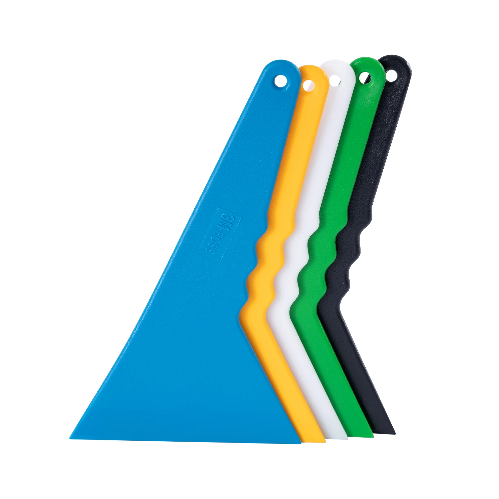 Car Film Plastic Scraper Side Wrap Sticker Squeegee Window Tint PP Install Car Sticker Oblique Mouth Triangular Film Scraper