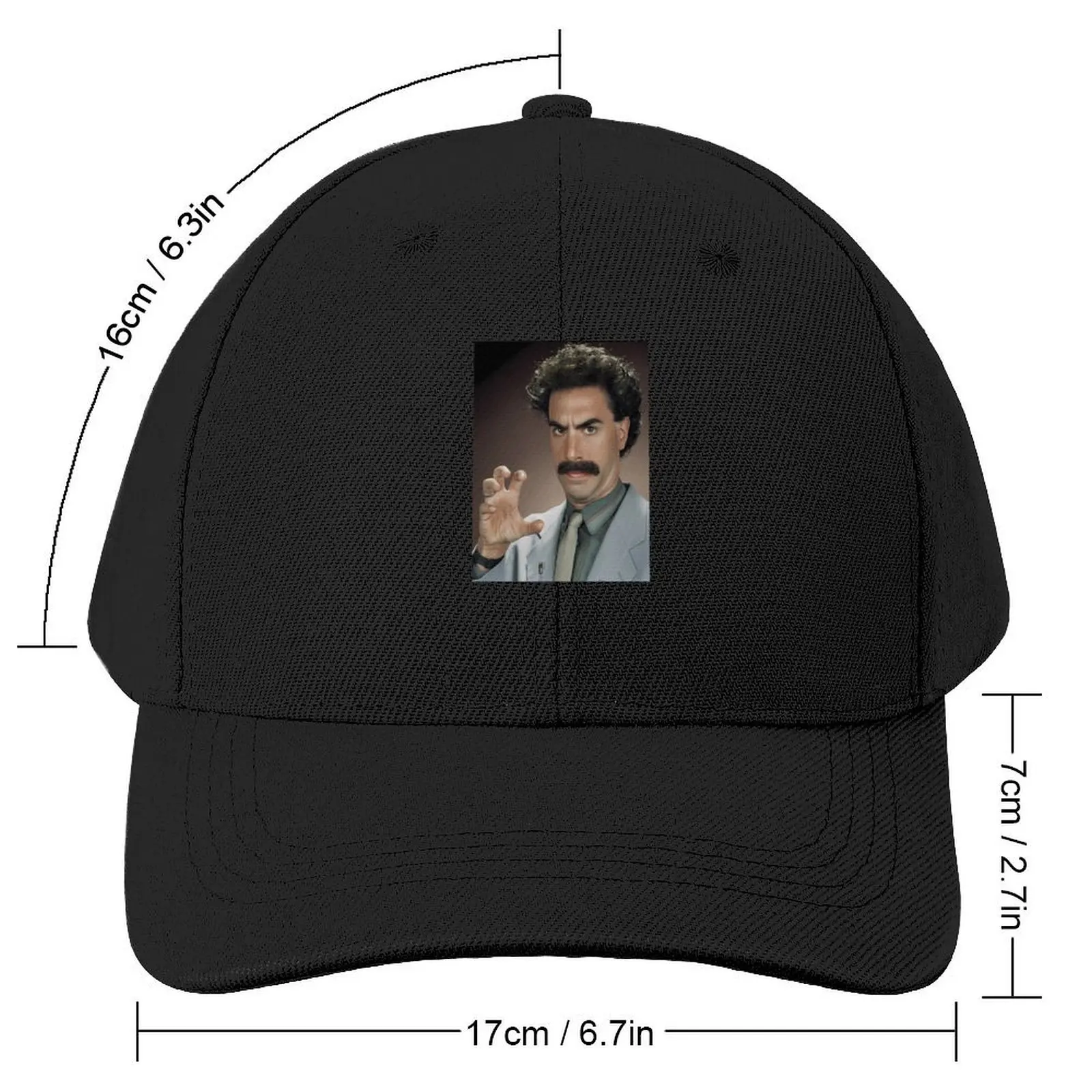 Borat (Sacha Baron Cohen) \t Baseball Cap fishing hat derby hat Hat Man Luxury Sports Cap Caps Women Men's