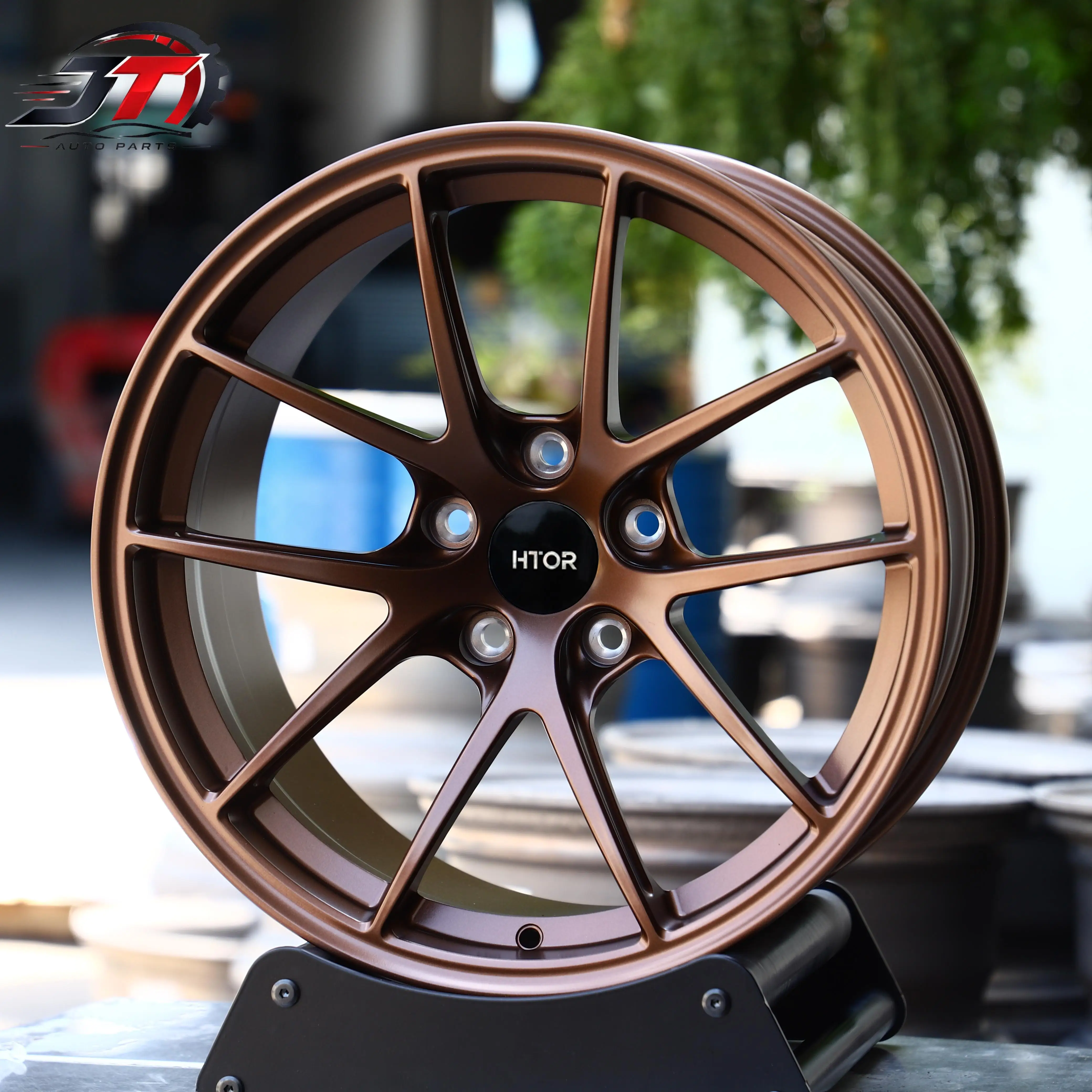 JT Custom 18x9 19x9.5 20x10 21x10.5 5x112 5x114.3 Split Spoke Forged Wheels Satin Bronze For Z Nismo For Civic FL5 For RS3 For R