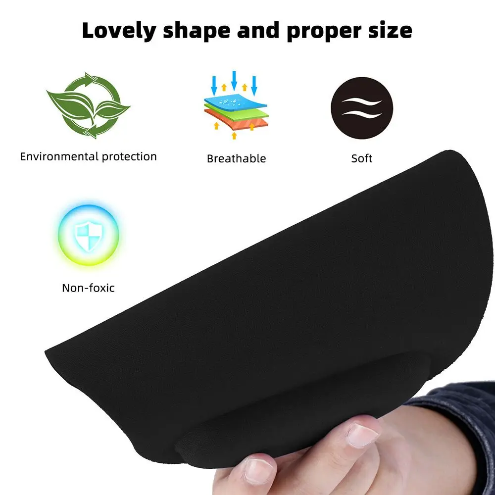 Home Office Sponge Non Slip Ergonomic Mouse Pad Mice Mat Wrist Rest Wrist Support For PC Laptop