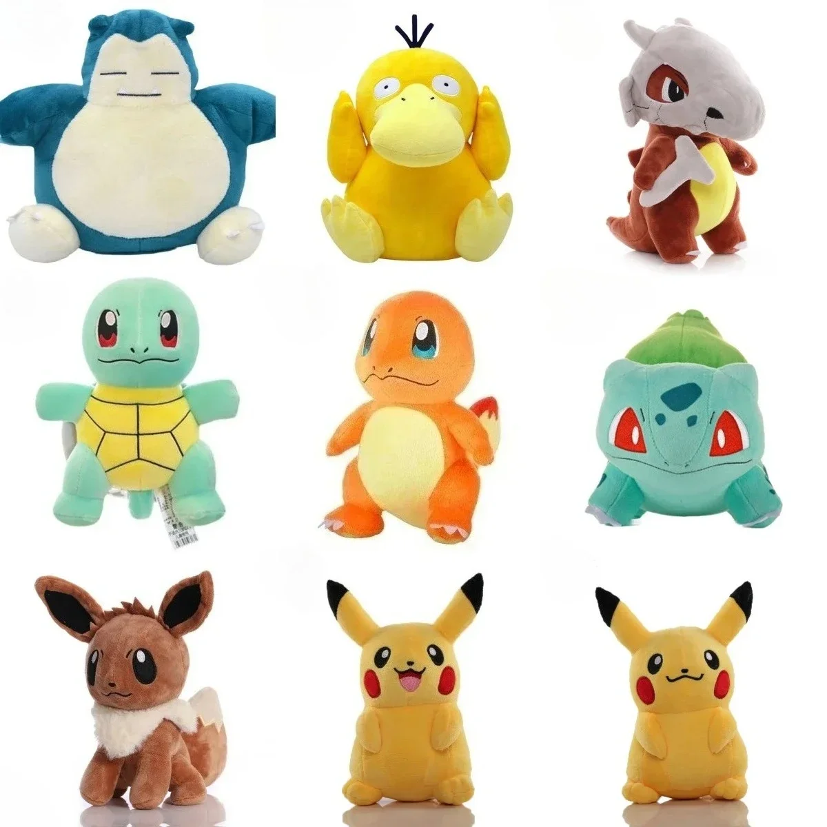 2026 #   Plüsch-Pokémon-Gengar, 24 cm, Pokémon-Stofftier, niedliche Cartoon-Pikachu-Plüschpuppe, weiche Puppe, Kindergeburtstagsgeschenk