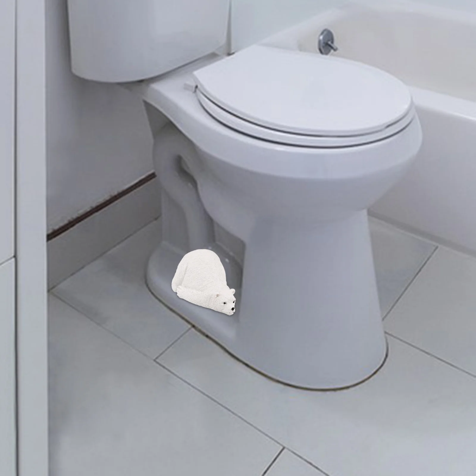 

1Pair Bear Toilet Bolt Caps Durable Conceal Fasteners Update Bathroom Look Safety Toilet & Urinal Parts Screw Trim Cover