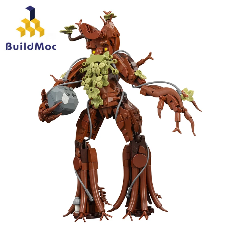 Buildmoc Movie Rings Lord Action Figures Treebearded 307PCS Model Building Blocks Toys For Children Kids Christmas Gifts Bricks