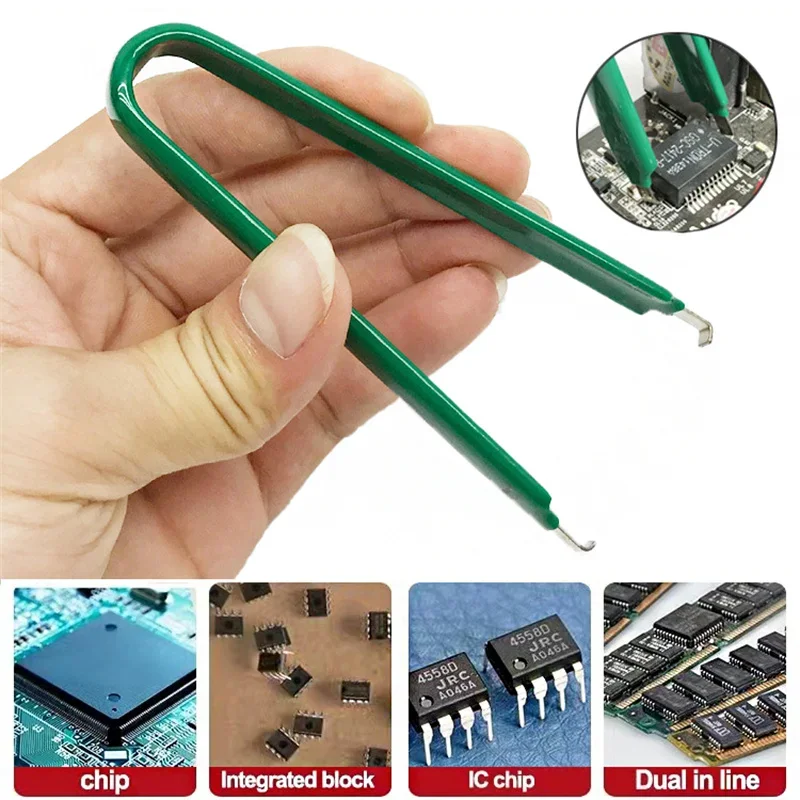 1pc Static IC Puller Efficient Mechanical Keyboard Switch Remover Tool with Anti-Static Protection Component Gripper Repair Tool