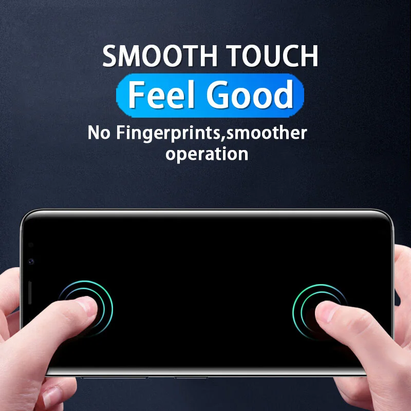 Curved Full Cover Tempered Glass For Samsung Galaxy S8 S9 Screen Protector Film For Galaxy S20 S10 Note 10 9 8 Protective Glas