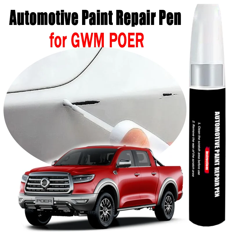 Automotive Paint Repair Pen for GWM POER Touch-Up Pen Paint Scratch Remover Car Paint Care Accessories