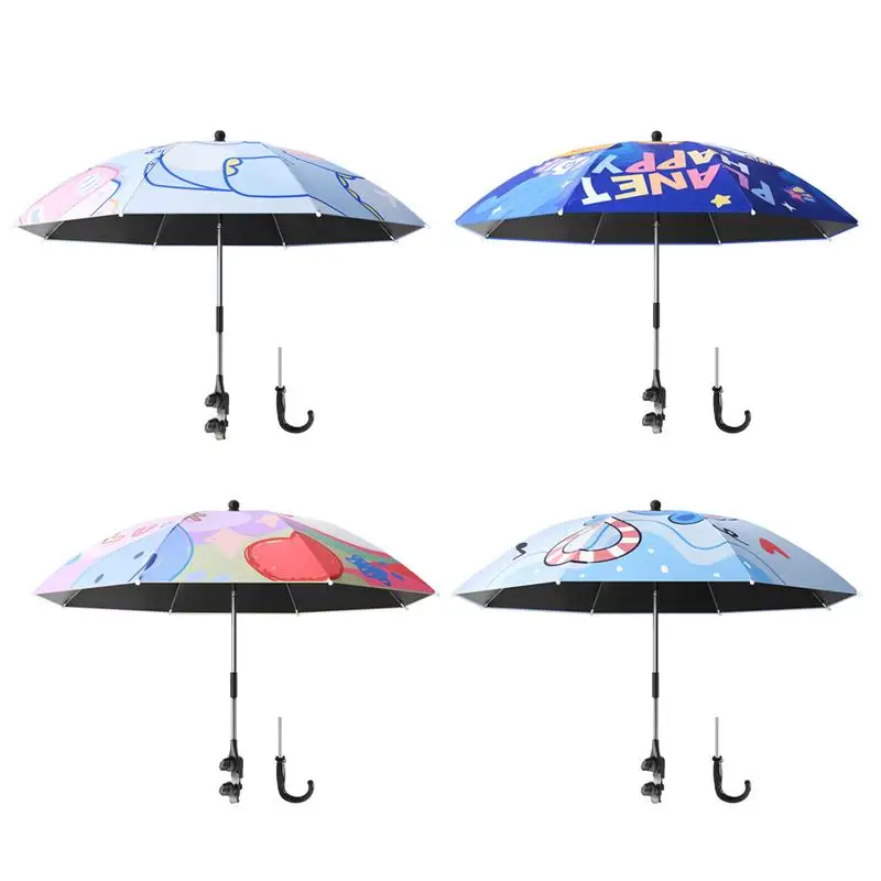 

Universal Baby Pram Umbrella Adjustable sun Shade Umbrella Uv Sunshade For Stroller Accessories Sun Visor Portable Parasol Items