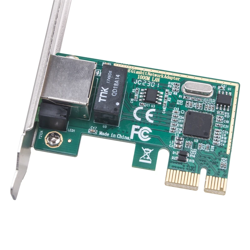 Oullx 1000Mbps Ethernet Netwerkkaartadapter Pci-e 1x Desktop Ingebouwde Uitbreidingskaart Rj45 Gigabit Ethernet