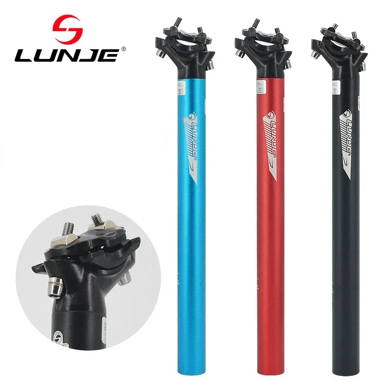 Road Mountain Bike Seatpost Adjustable Bicycle Seat Post 30.9mm seatpost  Ultralight Aluminum Alloy Bike Saddle Tube MTB Part