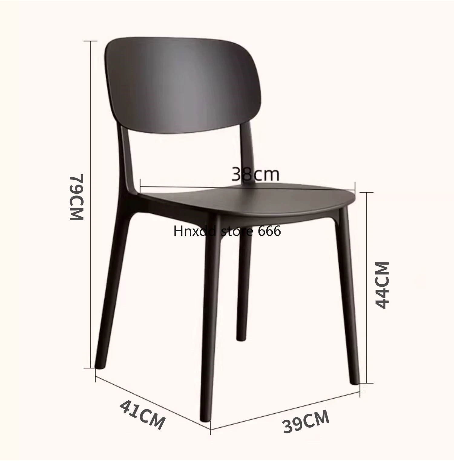 Office Restaurant Dining Chairs Simplicity Stool Living Room Backrest Dining Chairs Plastic Outdoor Muebles Nordic Furniture