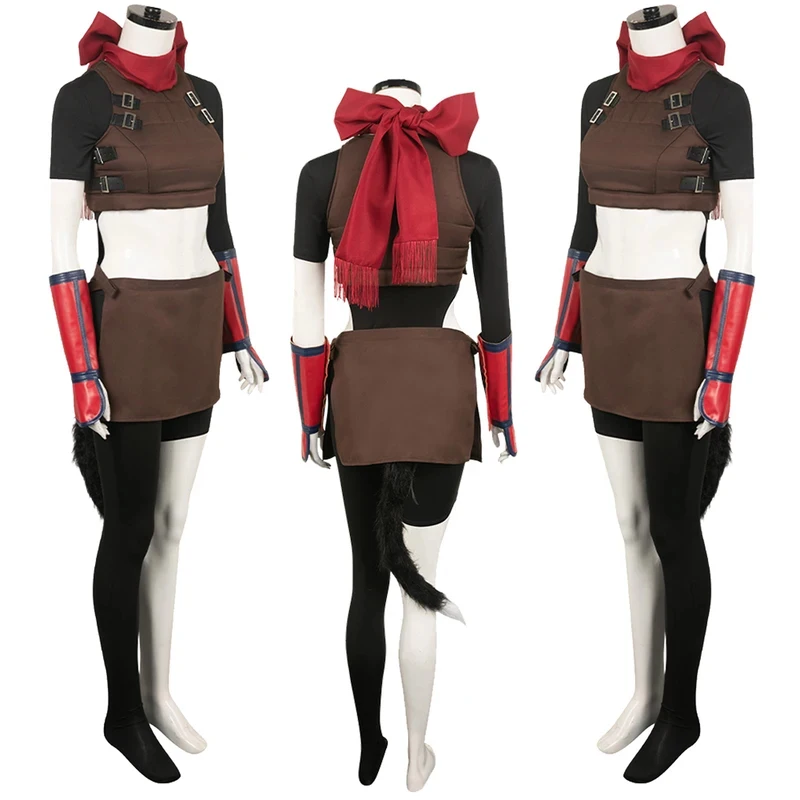 

☆YunCos Izutsumi Cosplay Fantasy Wigs Outfit Anime Dungeon Disguise Costume Scarf Tail Adult Women Halloween Roleplay Clothes☆