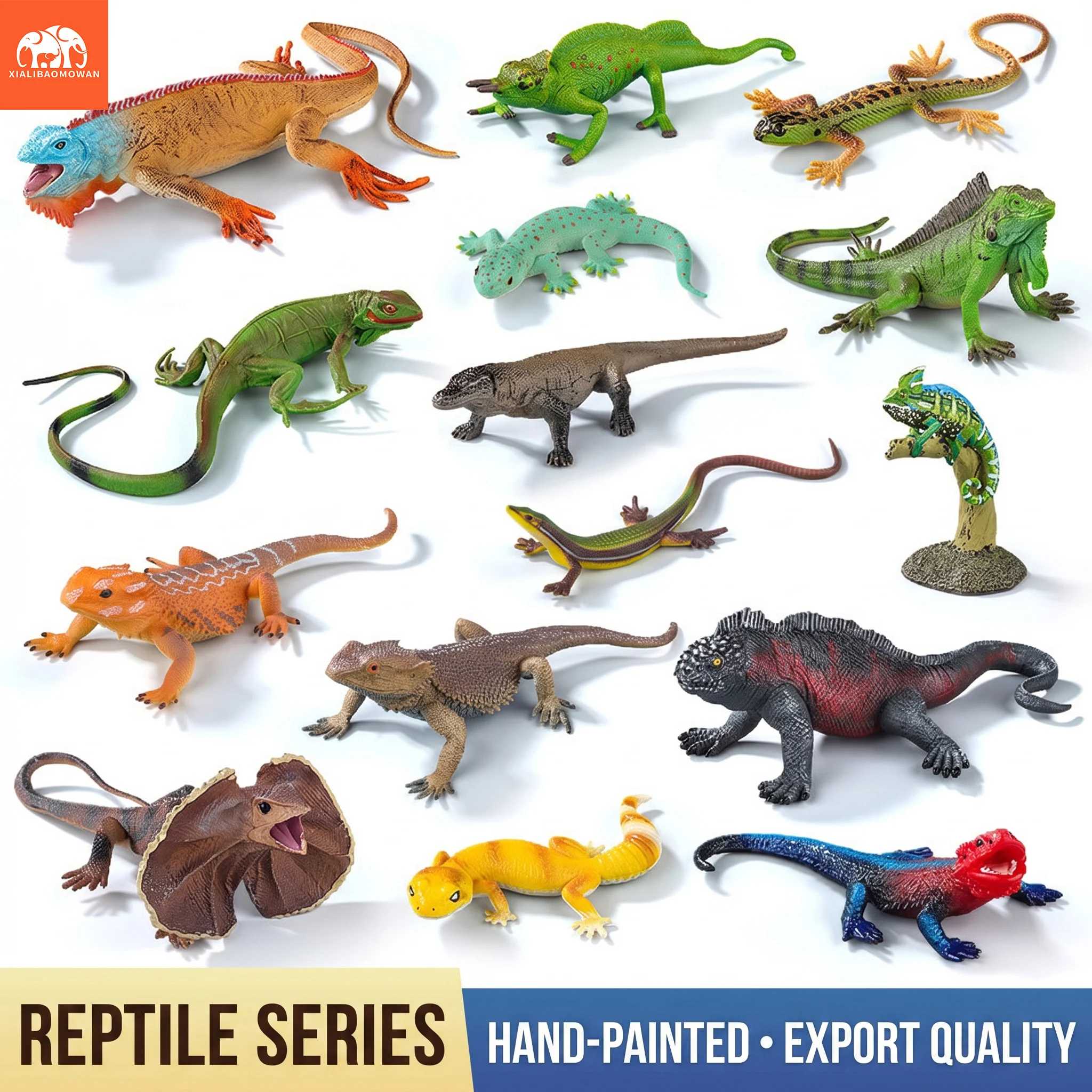 Modelo de Insecto Reptil Realista Educativo - Figura de Animal de Dragón Komodo y Camaleón, Colección de Juguetes, Regalo para Niños
