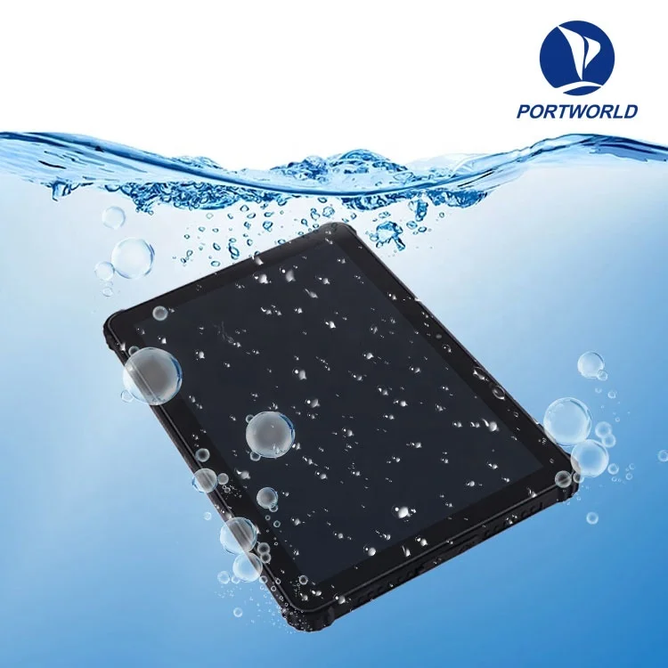MTK Manufactured 10.1 Inch Waterproof IP68 Tablet Android 12 with 10000mAh Battery Rugged for Education
