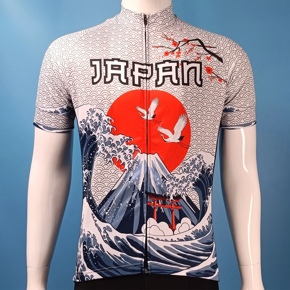 New Japan Men Cycling Jersey MTB Maillot Bike Shirt Downhill Jersey High Quality Pro Team Tricota Mountain Bicycle Clothing