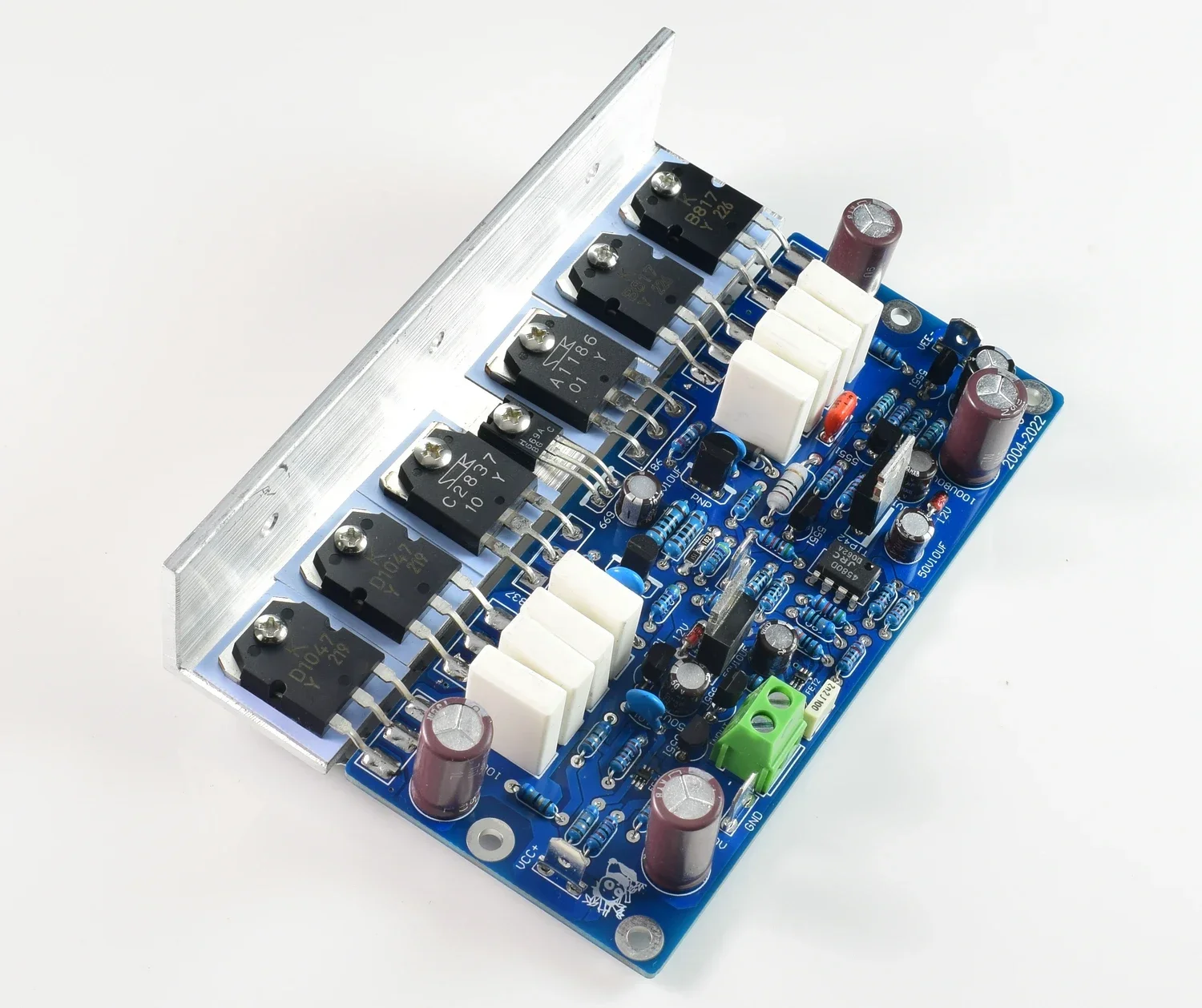 AvaCoreL25 Dual Channel 250w 8r Audio Power Amplifier Combined Preamplifier + Rear With Aluminium Angle