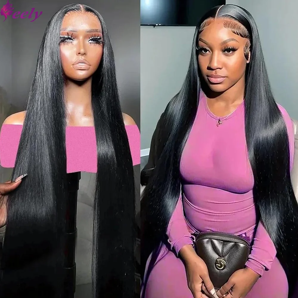 

Bone Straight 5x5 Glueless Wigs Human Hair Wear and Go Brazilian Hd Lace Frontal Human Hair Wig Ready to Go 220% Density 30 Inch