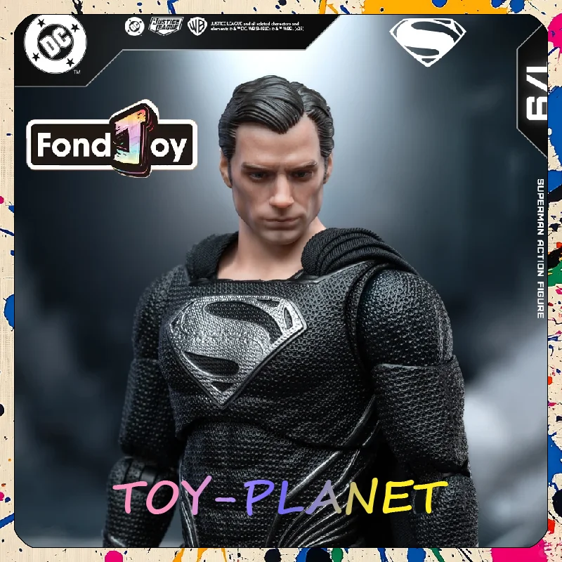جديد وأصلي 1/9 Fondjoy Zack Snyder's Justice League إصدار سوبرمان الأسود 2.0 شخصيات الحركة البلاستيكية المشتركة المنقولة هدايا الأطفال اللعب #1