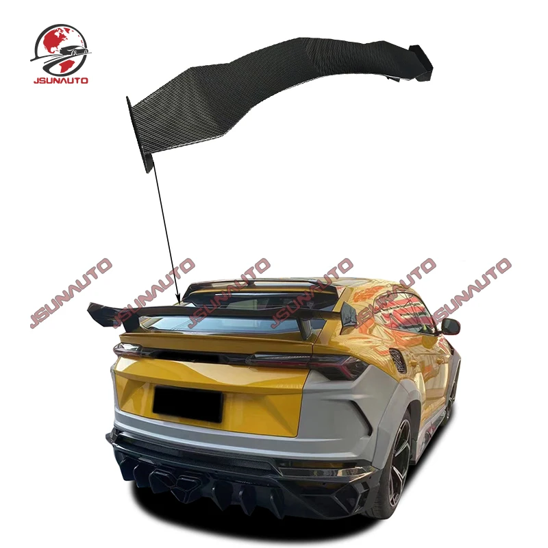 

Carbon Fiber Rear Spoiler For Lamborghini URUS M Style Body Kit Rear Trunk Wing Auto Tuning Kit For urus Carbon Accessories