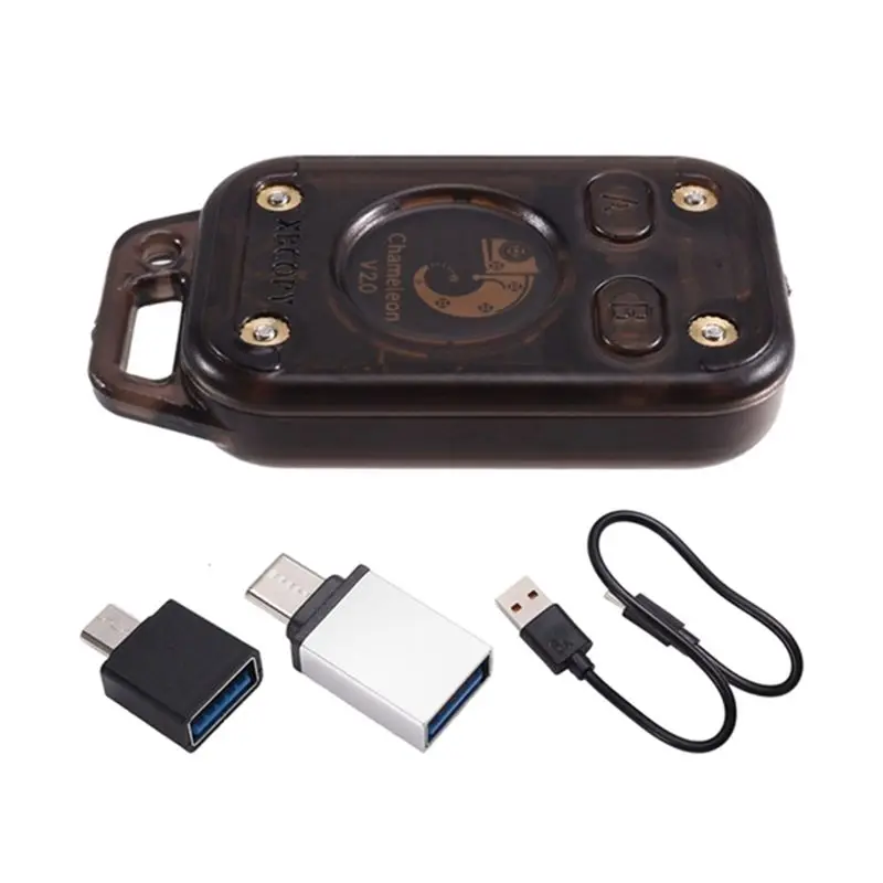 【RECOMENDAR】 émulateur de lecteur de puce intelligent RFID caméléon V2.0 + porte-clés 5XUID duplicateur NFC 125Khz 13.56Mhz décodeur de carte