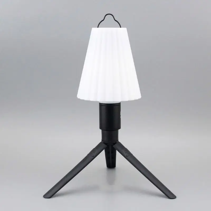 652F Mini Desktop Tripod Camping Lamp Bracket 1/4 Screw Phone Holder Support Rack Lightweight Phone Tripod for Outdoor Indoor