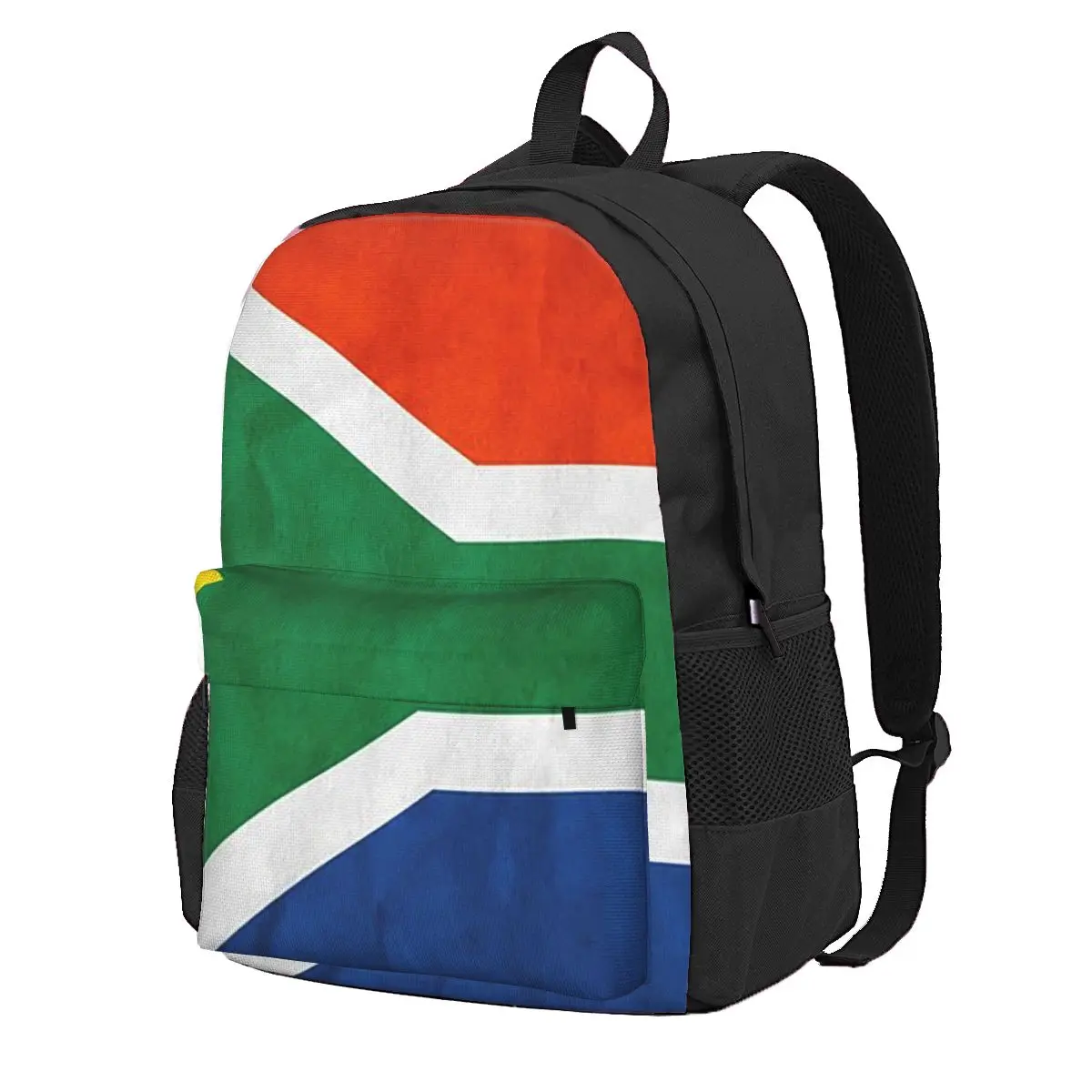 South Africa Flag National Flag Of South Africa Student Backpack School Bag  for Men Women Fashion Bookbag Shoulder Bags
