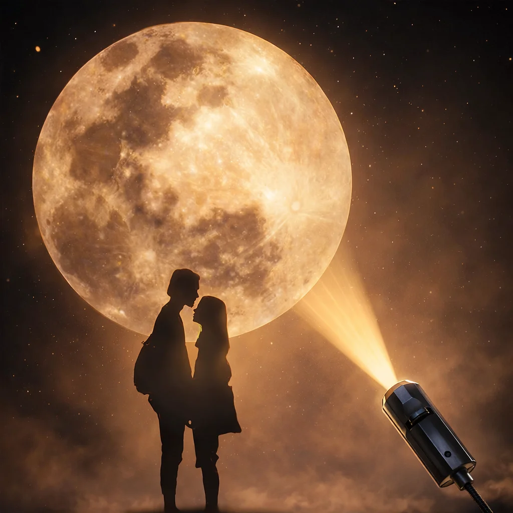 USB Ceiling Moon Earth Projection Lamp Starry Sky Galaxy Projector Romantic Atmosphere Night Light for Bedroom Home Decor