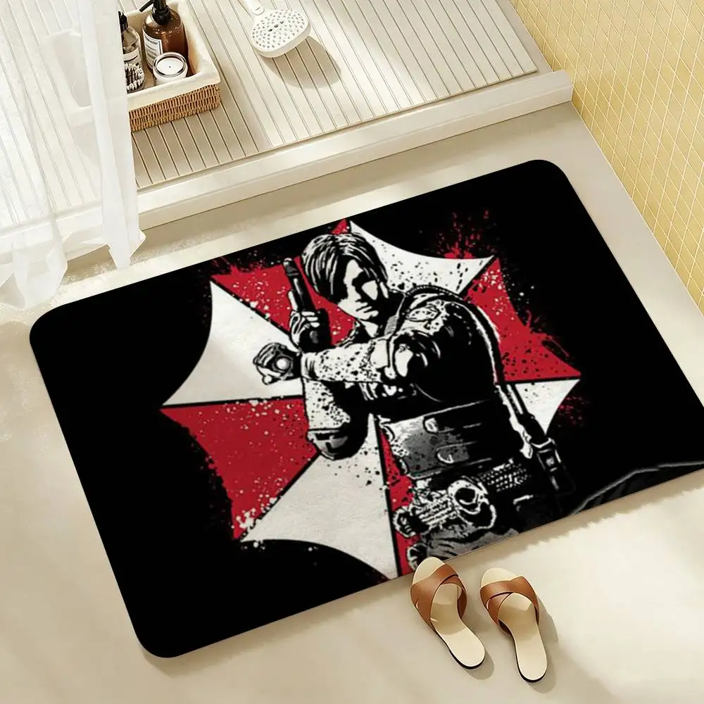 U-Umbrella-A C-Corporation  Shower Room Absorbent Small Floor Mat Soft Comfortable Decorative Foot Mat