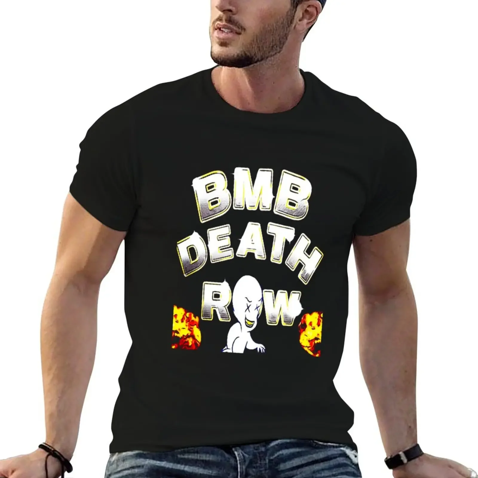 bmb death row spaceghostpurrp T-Shirt Blouse boys animal print blacks Short sleeve tee black t-shirts for men