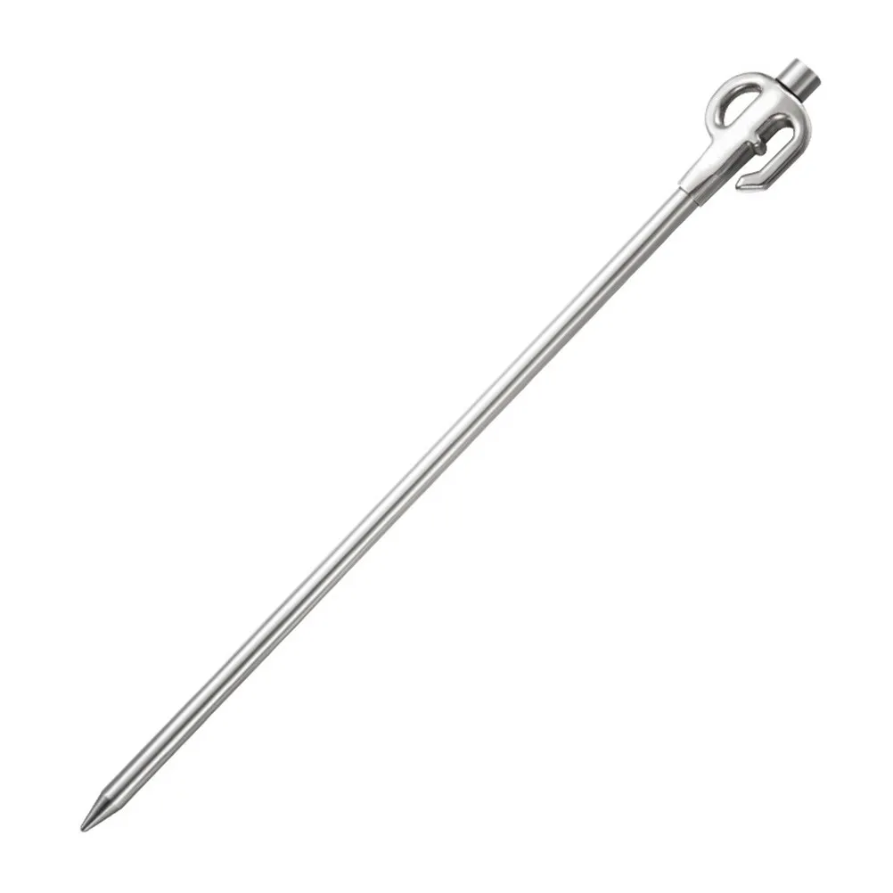 Stainless Steel Dog Tie Out Stake Heavy Duty Ground Anchor for Camping Tents Outdoor Secure Weatherproof