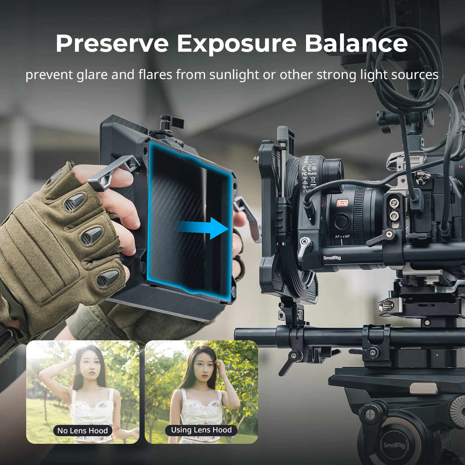 Kit de caja mate SmallRig con filtros CPL y VND, accesorio magnético de liberación rápida, diseño Modular para montaje de dos pasos Swift 5011