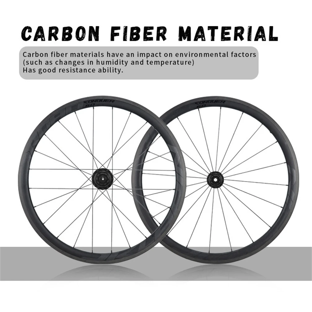 JKLapin 700C Carbon Fibre 35 38 42MM Wheelset Disc Brake 100x135 100x142 MM 12Speed Bend Spokes QR Thru Axle Wheels