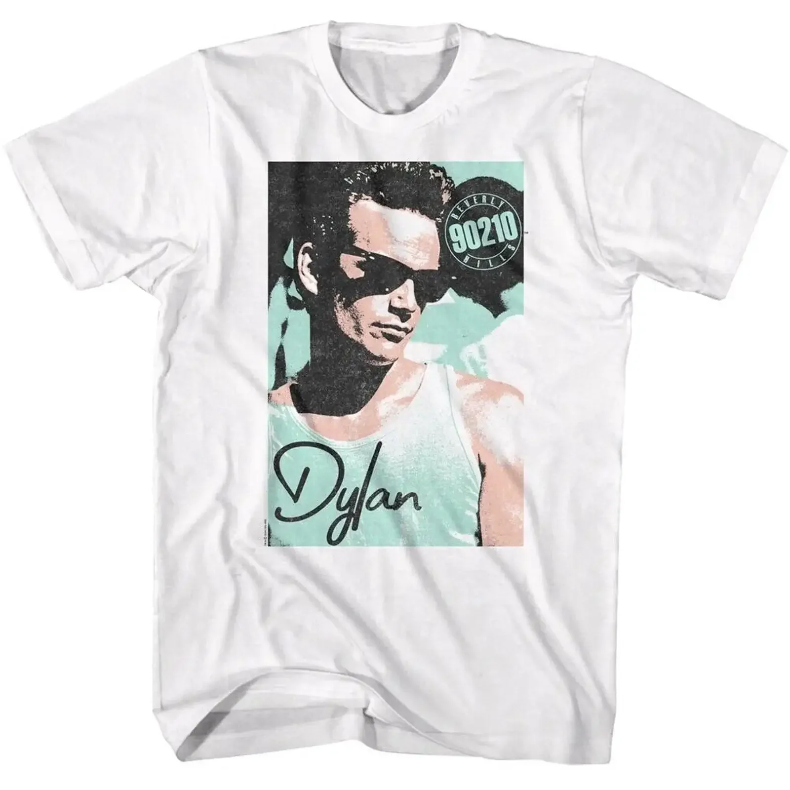 Beverly Hills 90210 Dylan in Shades Herren T Shirt vintage Washed Slightly Casual Versatile Soft Comfortable graphic fashion