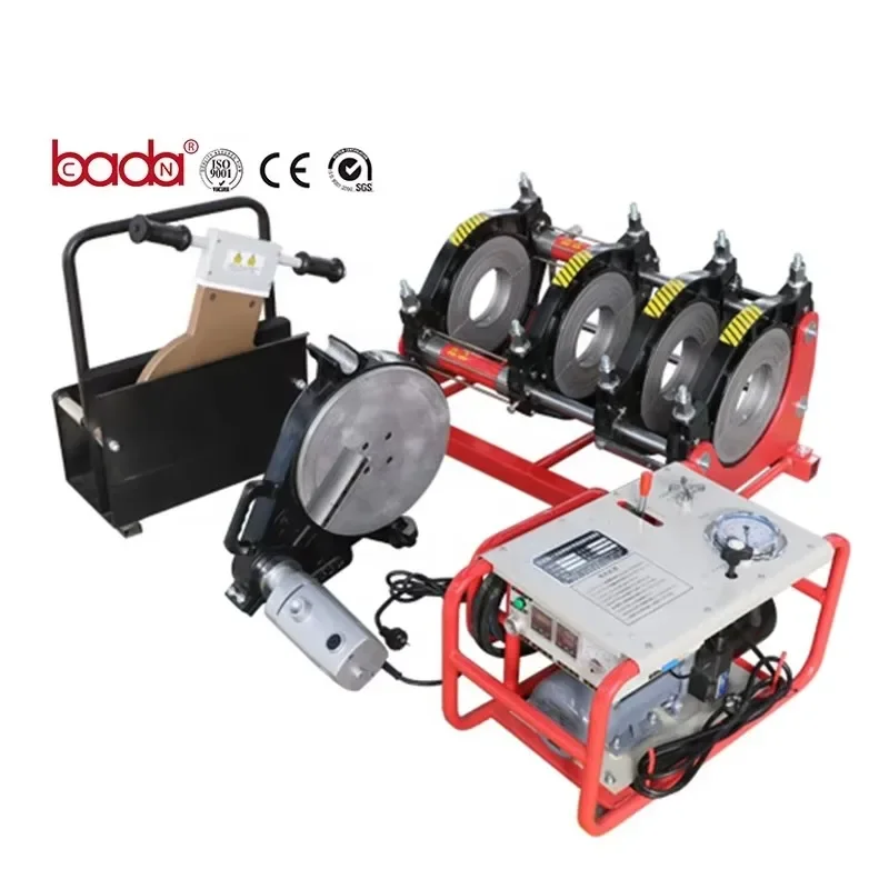 HDPE مصنع 90 315 مللي متر آلة لحام بعقب الانصهار آلة لحام أنابيب البولي