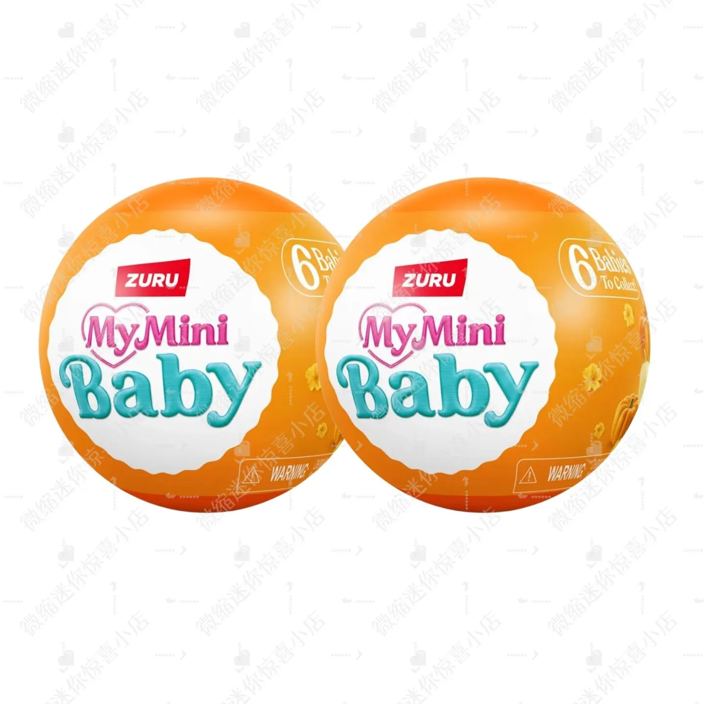 Genuine ZURU 5 Surprise My Mini Baby Pumpkin Patch Mystery Ball Realistic Newborn Vinyl Doll Blind Box Toy Surprise Gift limited image 3