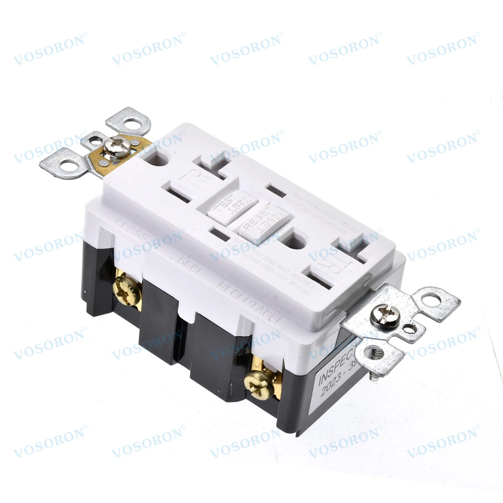 GFCI Outlet 20 Amp Wall Outlets Duplex Outlet Receptacle with LED Indicator,Self-Test,Weather Resistant,(TR) Tamper Resistant