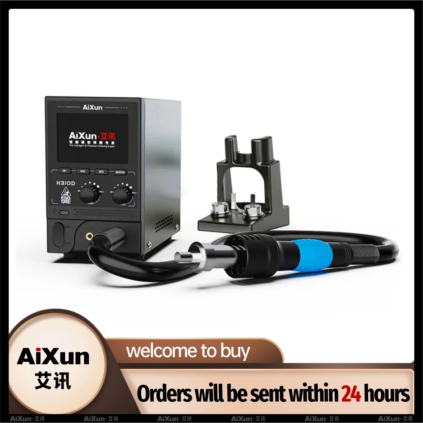 

AIXUN H310D Soldering Station Electronics Repair Soldering Desoldering Accurate Temperature Control Hot Air Rework Station