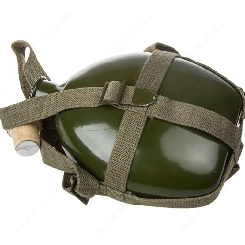 الحرب العالمية الثانية WW2 الصينية الألفية KMT الجيش 1L الألومنيوم غلاية مقصف في الهواء الطلق زجاجة ماء التنزه تسلق التخييم CN10401