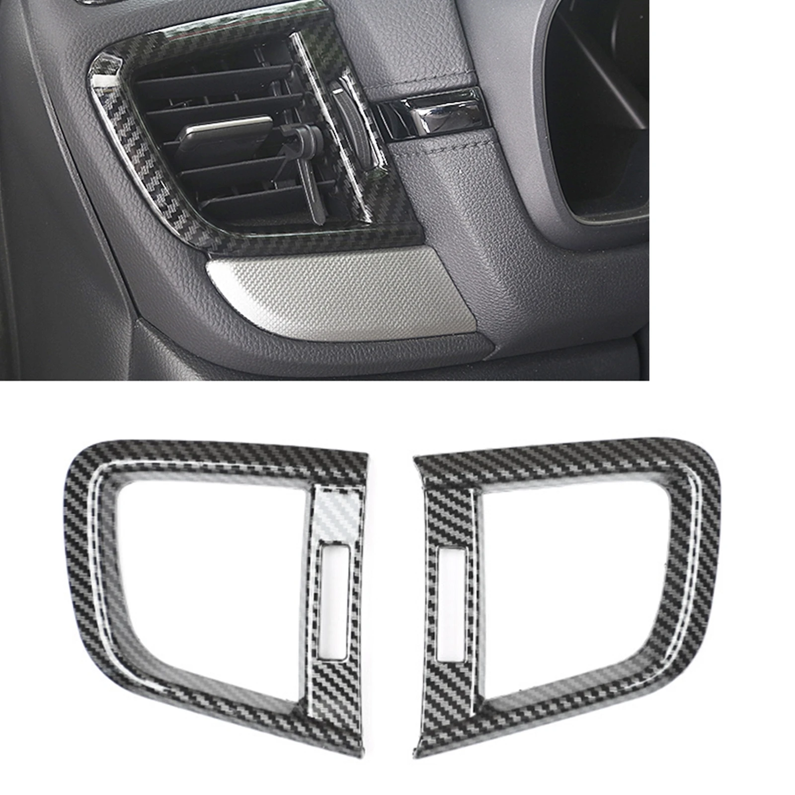 Car Side Air Outlet Vent Cover Trim Fresh Conditioner Flow Duct Frame Strip For Honda CR-V 2017-2022 LX Special Edition EX-L