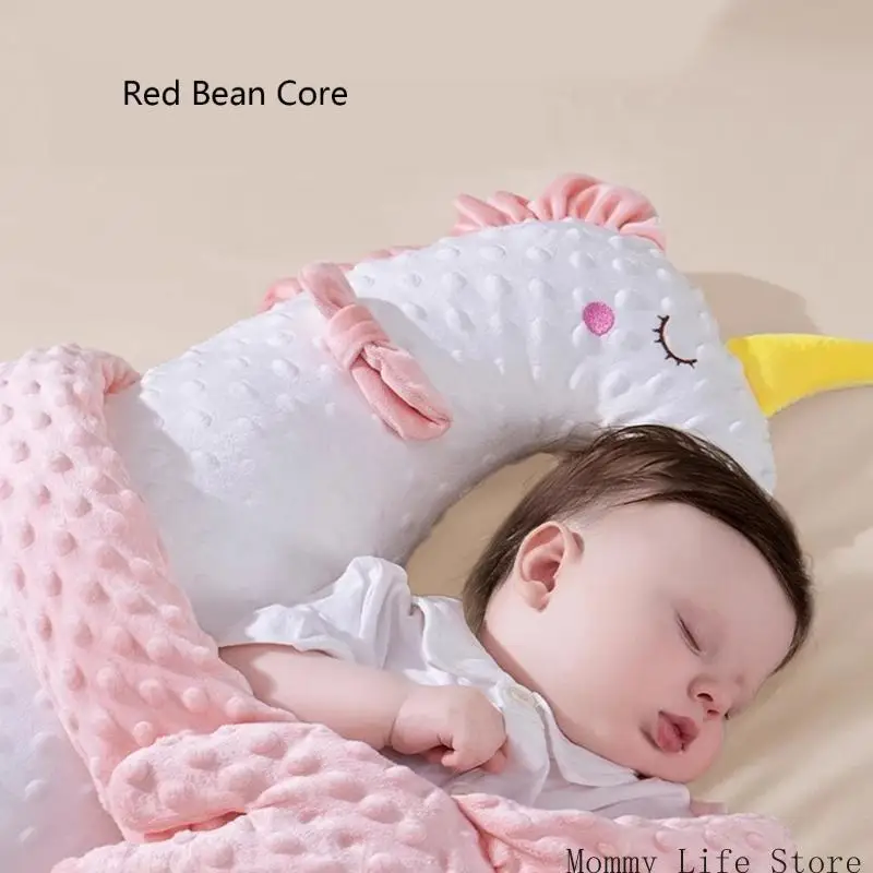 

Infant Comfort Cushions Newborns Sleep Aid Pillow Soft Plush Baby Sleep Pillow Large Size for Cribs Strollers & Home Use
