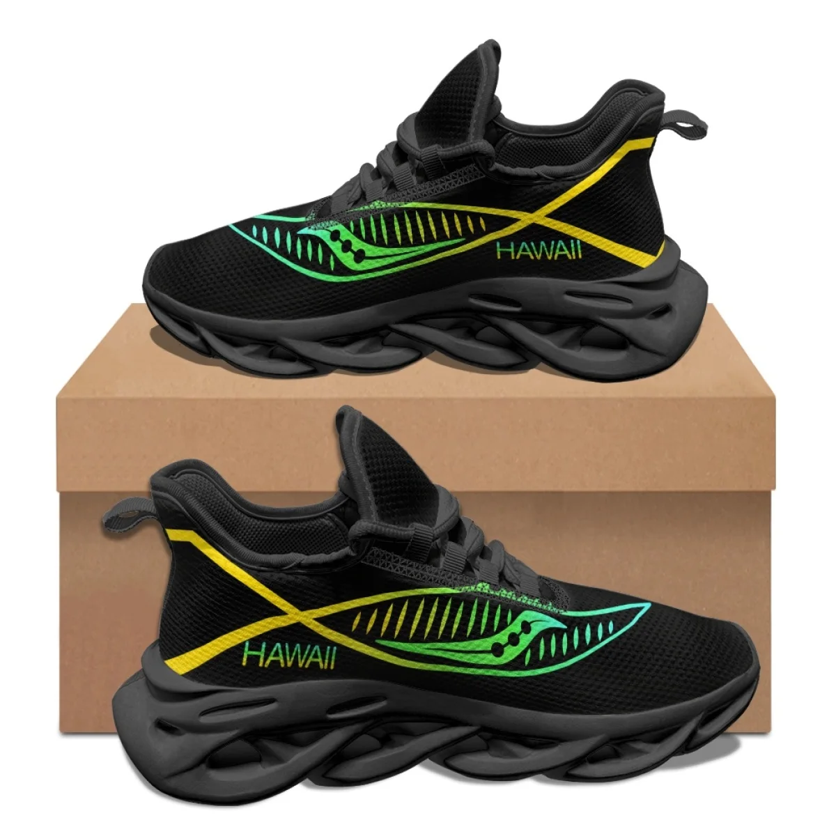 Fashion Hawaii Polynesian Sneakers Women Nurse Fashion Autumn Winter Tennis Shoes Outdoor Work Breathable Convenient Soft Flats