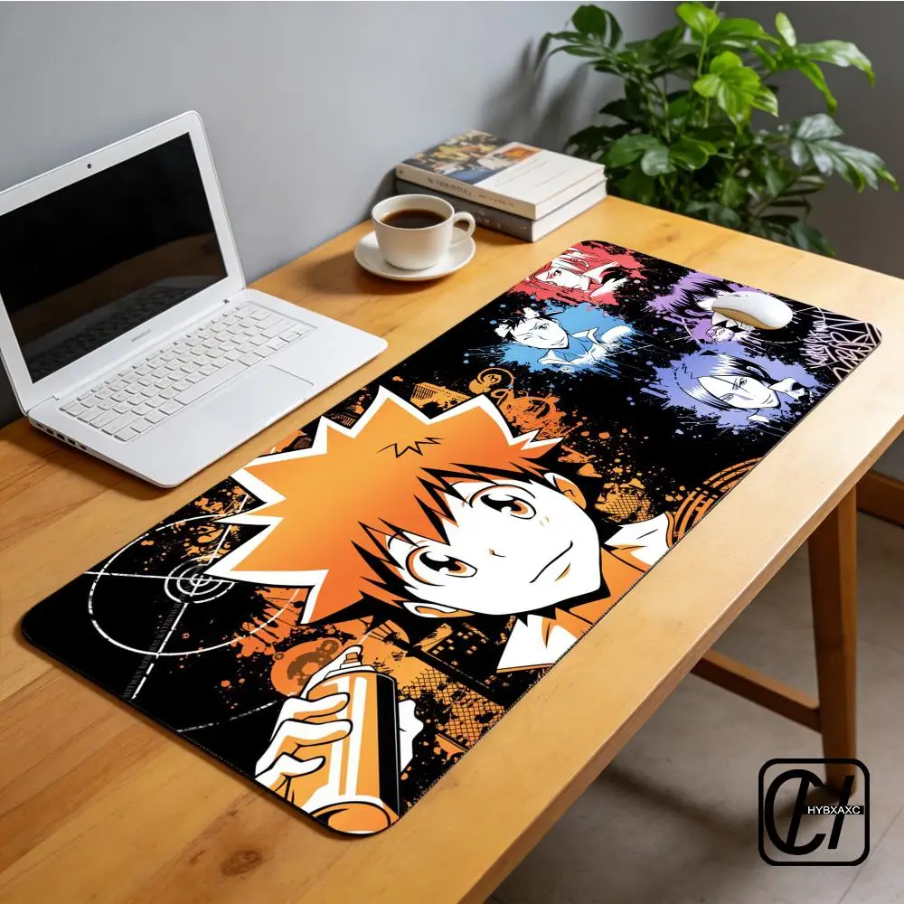 Katekyo Hitman Reborn Computer Mouse Pad Gamer Rubber Mat Diy Deskpad Setup Gamer Accessories Non-slip Table Pads Pc Gaming Mice